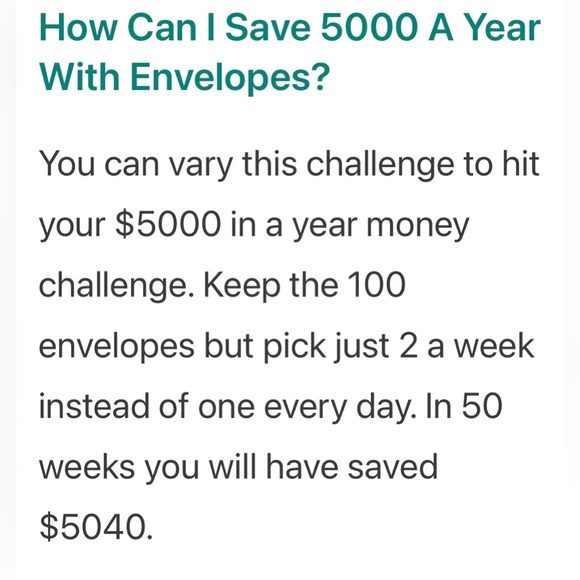 💰100 Envelope Challenge! All Supplies Included 💰 Save $5,050 - Picture 12 of 13